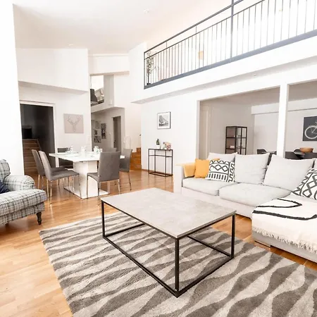 2ndhomes Unique & Spacious 2-storey With Sauna Apartment Helsinki